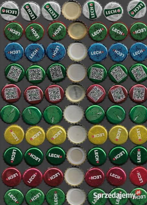 Kapsle używane polskie marki Lech Puławy