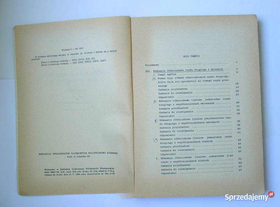 Ćwiczenia z analizy matematycznej z łódzkie Łódź sprzedam