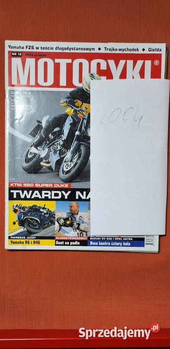 Czasopismo kolekcjonerskie motocykl 2004 Gliwice sprzedam