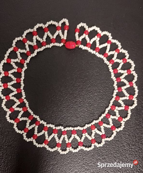 naszyjnik kołnierzyk z koralików Zegarki i Biżuteria Gdańsk