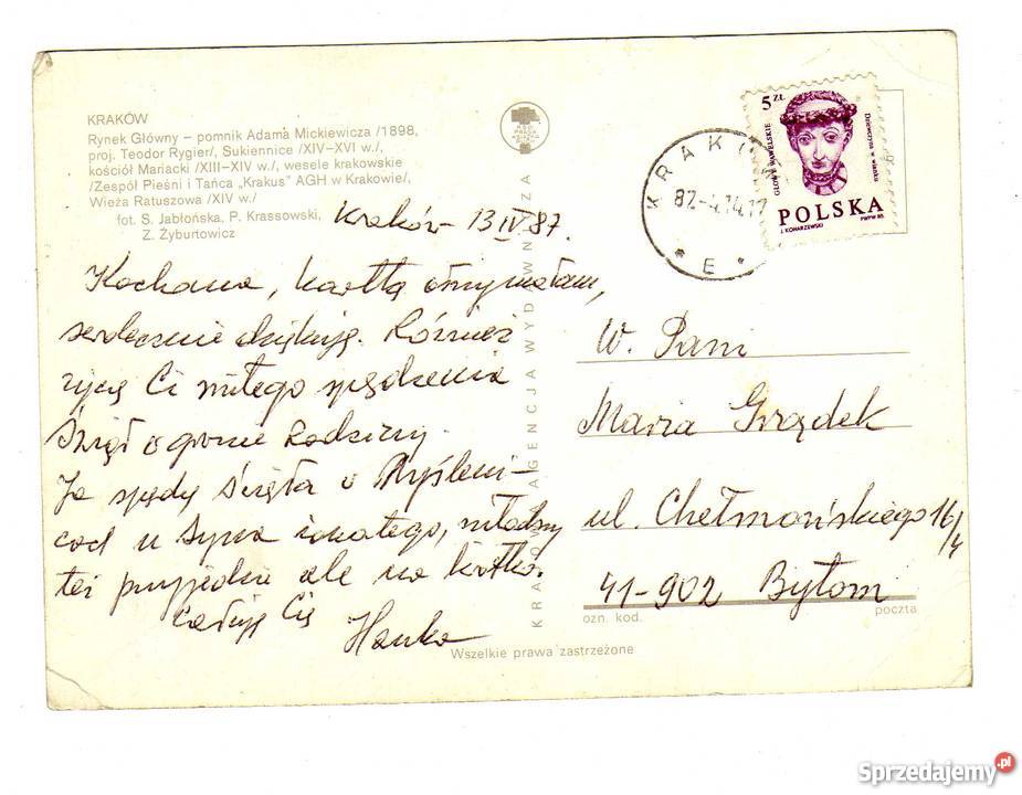 KRAKÓW POCZTÓWKA WIELOWIDOKOWA 2 Krynki