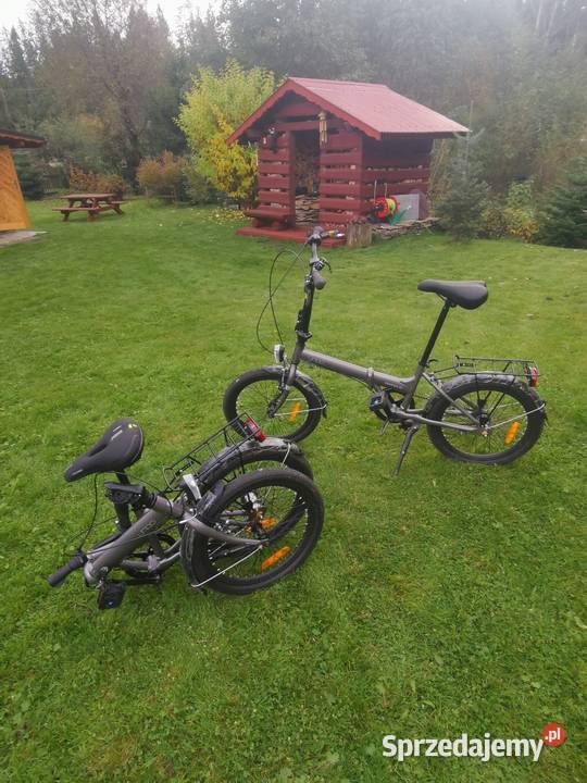 Dwa rowery skladaki OXFELD Urbo śląskie Laliki