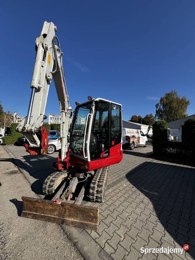 Minikoparka Takeuchi TB230 3 tony używana stan śląskie Bielsko-Biała sprzedam