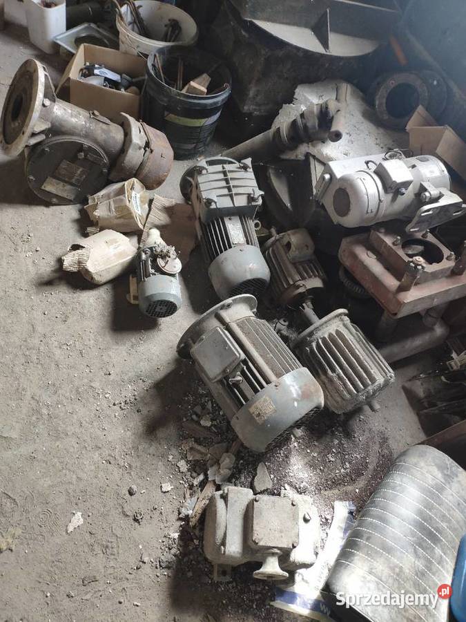 Silnik 22 kW solidne koła pasowe