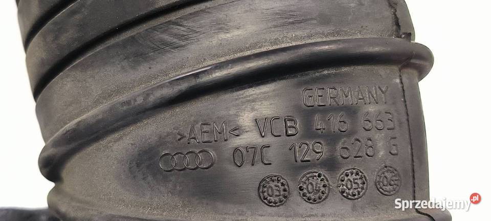 PRZEWÓD RURA DOLOT AUDI A8 D3 W12 07C129628G Lipno