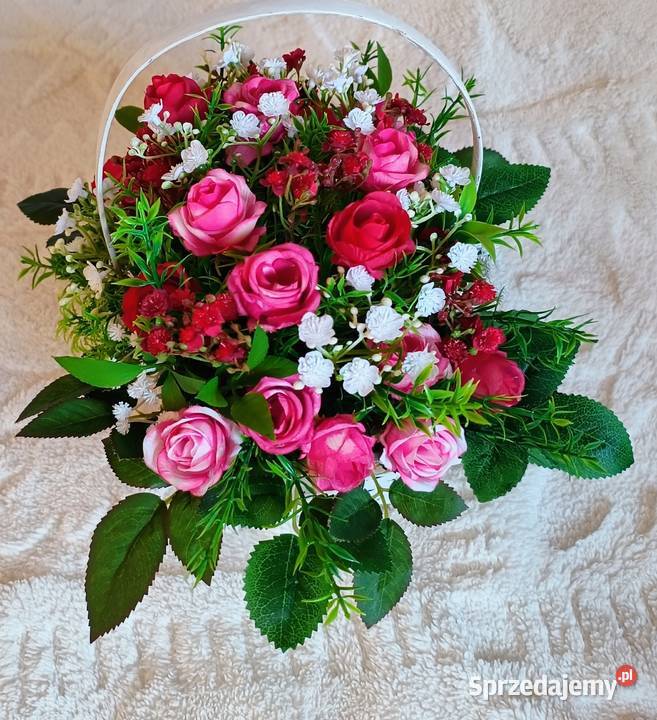 Koszyk prezentowy wielokolorowy pomorskie Łęgowo