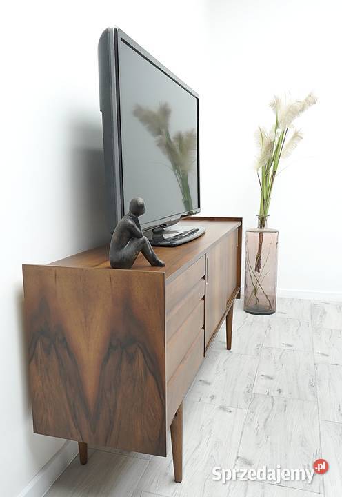 Komoda bytomska sideboard PRL renowacji RTV wielkopolskie Jerka