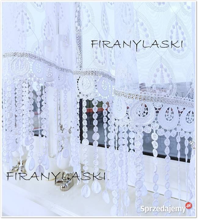 Firana 400x175 Firany do pokoju salonu gipiura Firany Radom