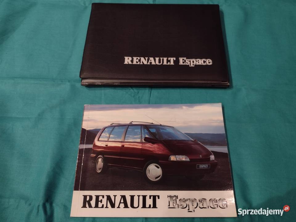 RENAULT ESPACE 1 Instrukcja Obslugi książka