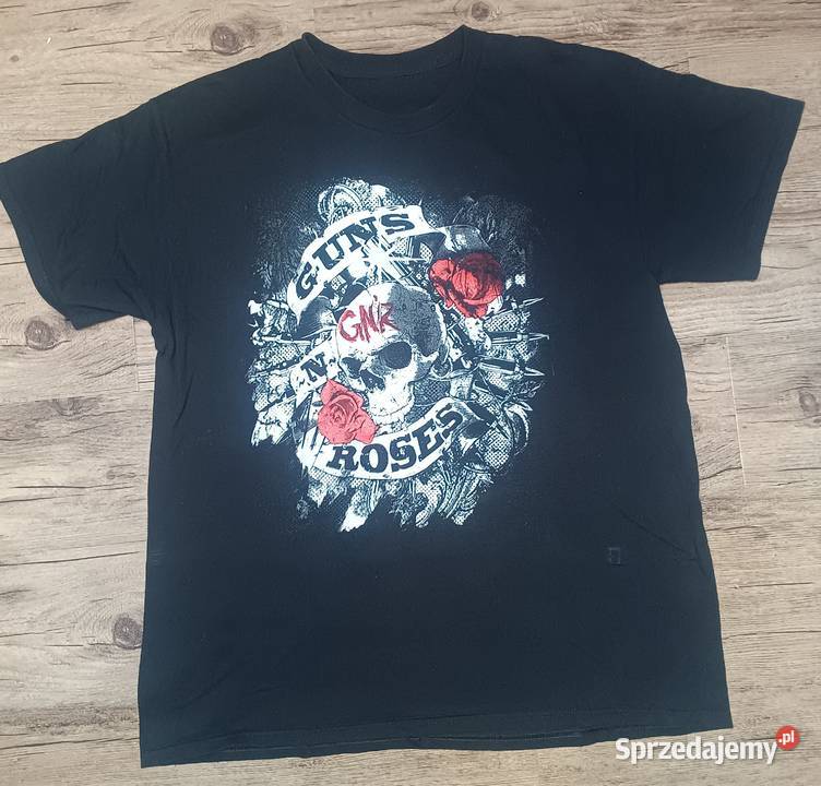 Czarna koszulka Tshirt GunsnRoses L Zbylitowska Góra
