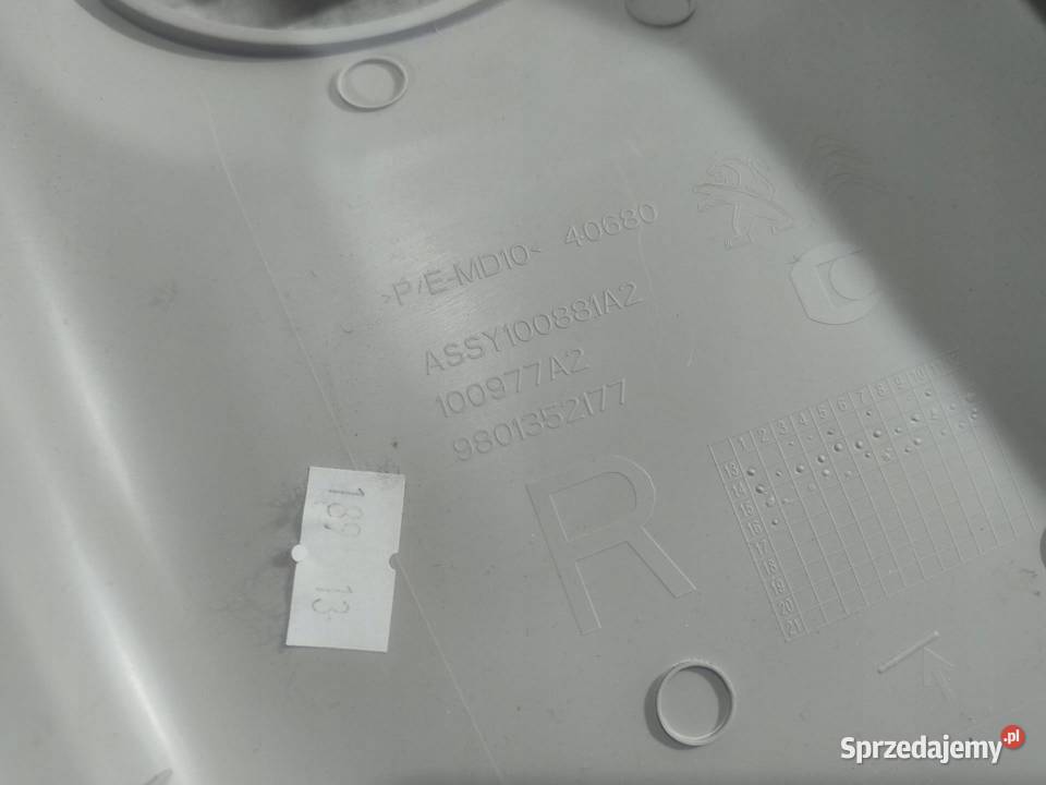 OSŁONA SŁUPKA PRAWA CITROEN C4 CACTUS 12 THP