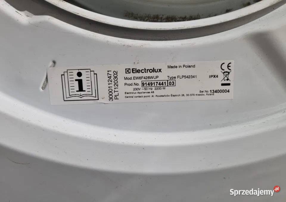 Pralka Electrolux