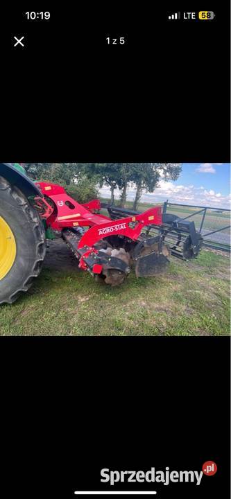 Brona talerzowa agro stal 3m wielkopolskie Smuszewo