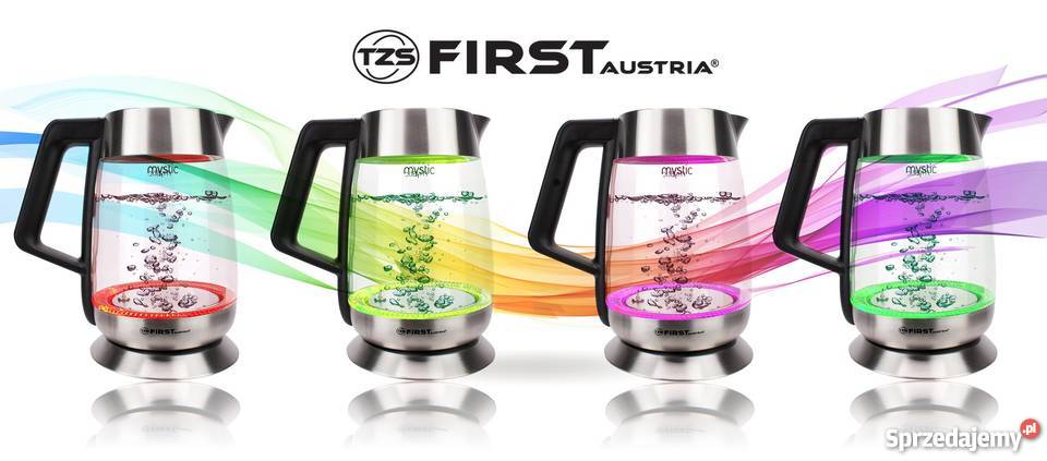 Czajnik SZKLANY bezprzewodowy LED Dom i Ogród sprzedam