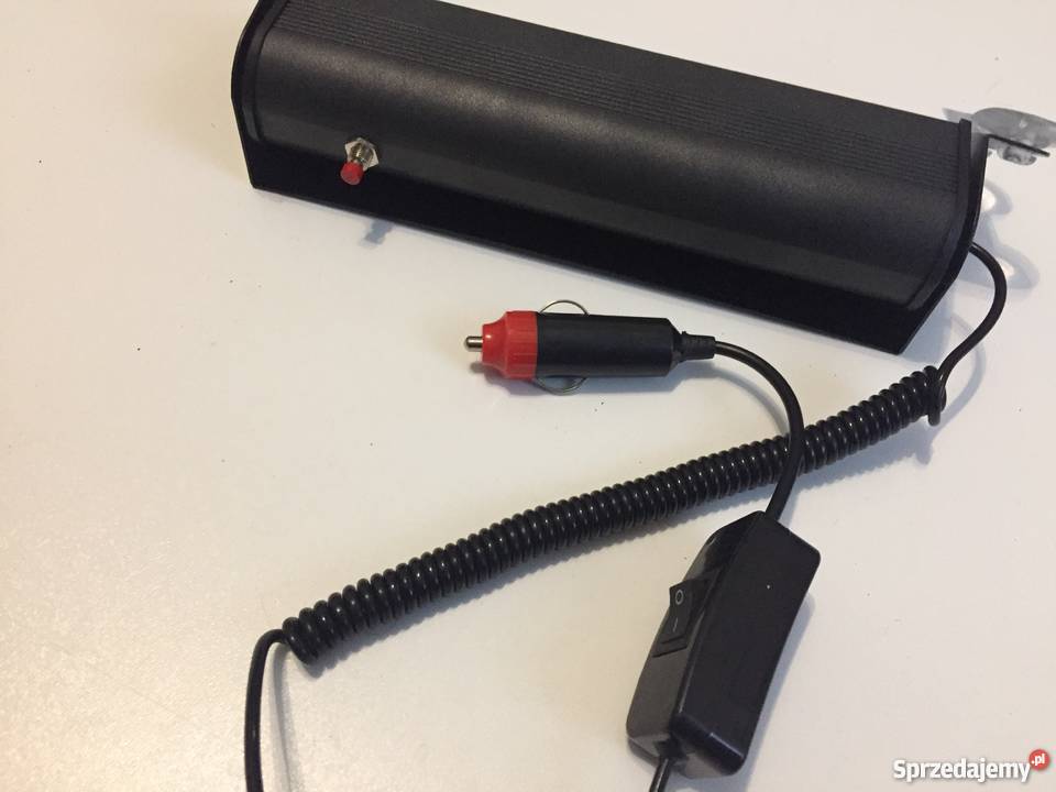 Stroboskop COB niebieski 12V na szybę NOWA lampy ostrzegawcze Pomiechówek