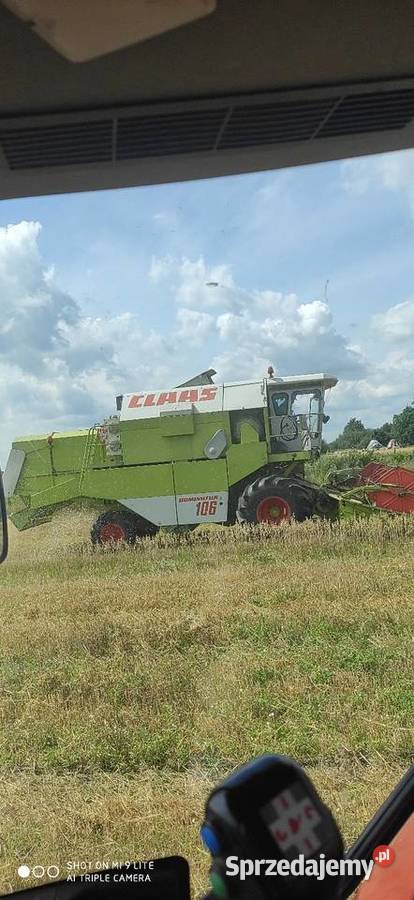Claas Dominator 106 Hydrostat rolnika 2 hedery Zbożowe Ludwin sprzedam