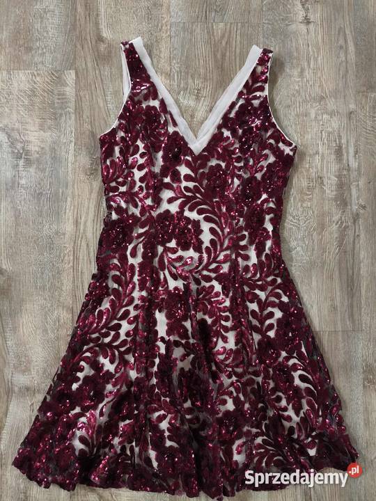Sukienka Belle Badgley Mischka S bez rękawa Hajnówka