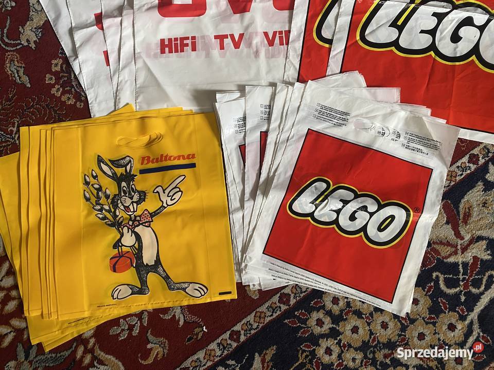 Nowe reklamówki PRL BaltonaLegoJVCHB Szczecin sprzedam