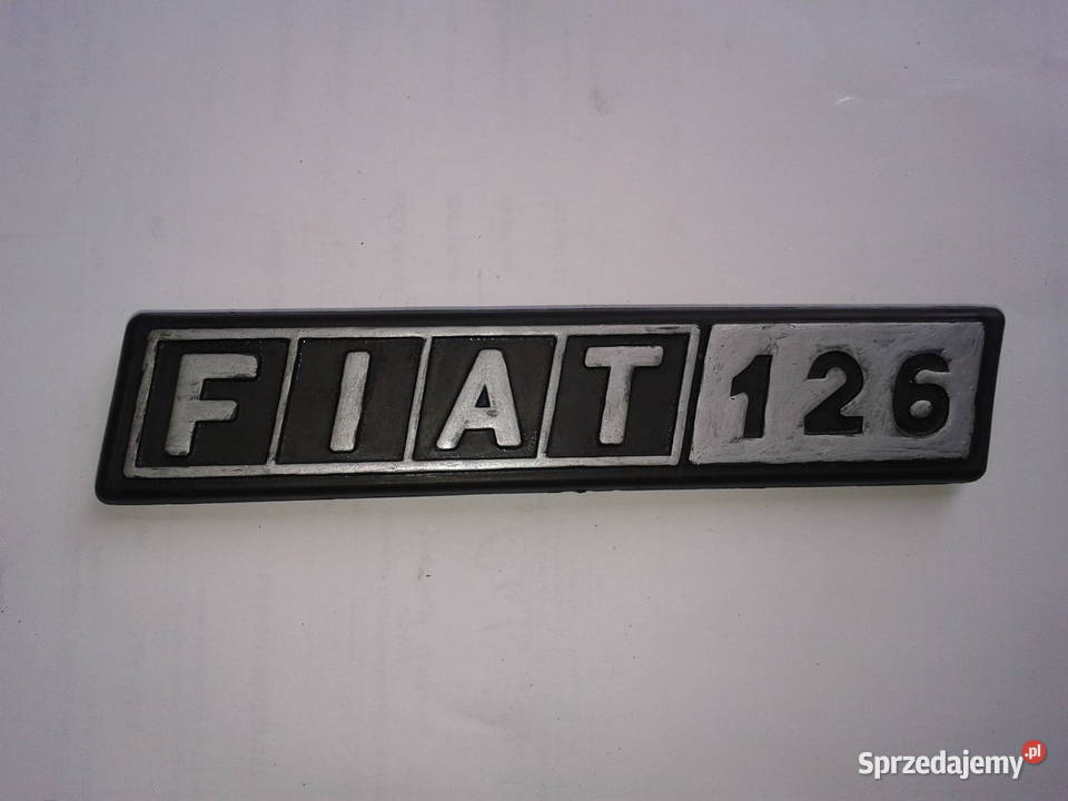 emblemat fiat 126p z czasów PRL Emblematy Chełm