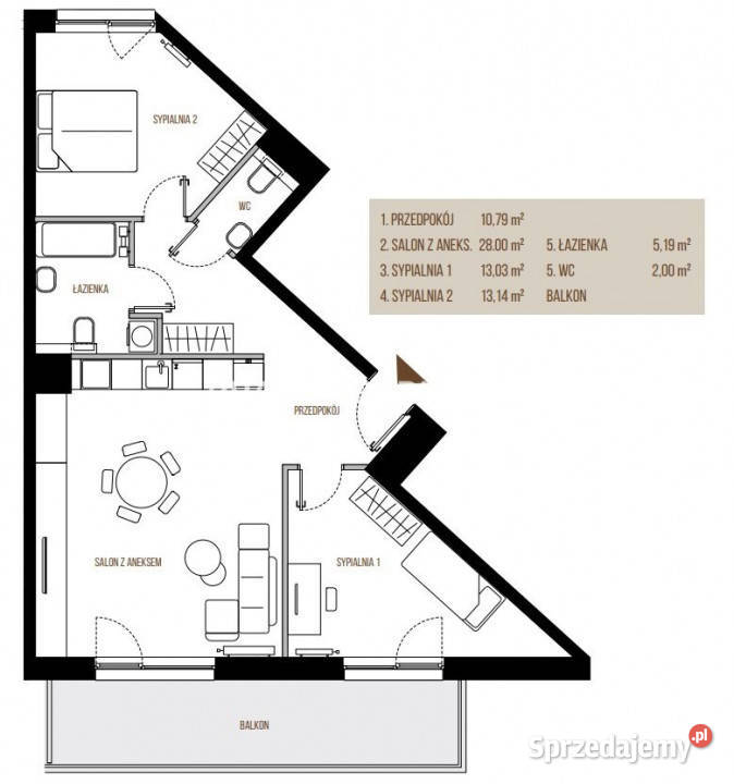 Mieszkanie Kraków 7215m2 3 pokojowe Sprzedaż