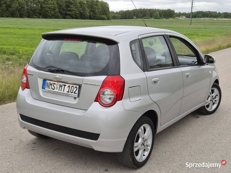 Chevrolet Aveo 14 benzyna 90 5 drzwi KLIMA srebrny Kock