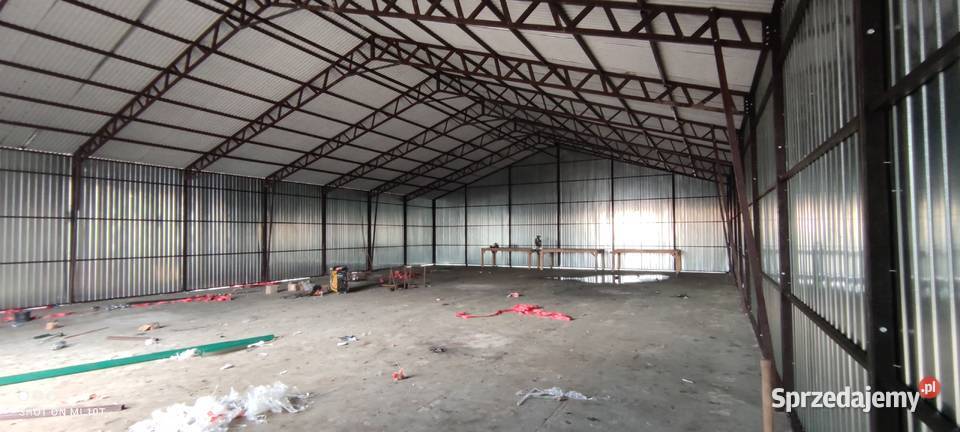 OCYNKOWANY Garaż Blaszany Przesuwna Brama Wiaty Olsztyn