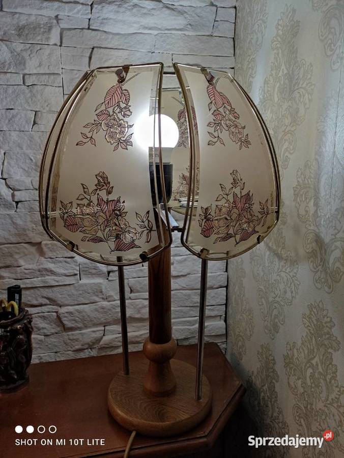 Piękna lampka w kwiaty Żary