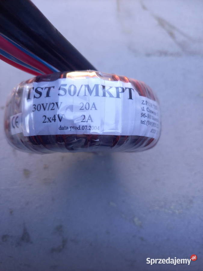 Transformator toroidalny 30V 2A i 2x2V 2A Części i akcesoria lubuskie Sulechów