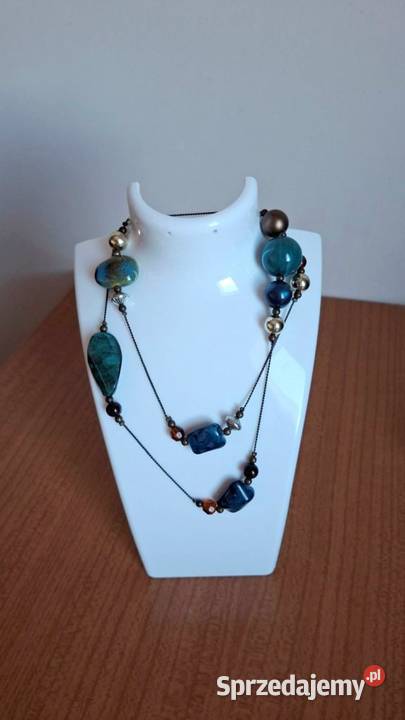Sprzedam piękny zestaw korale na łańcuchu i Lublin