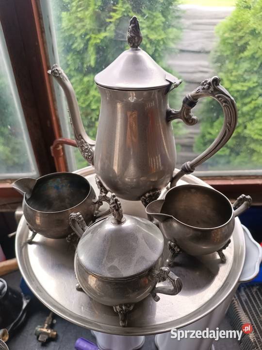 Komplet zestaw zastawa do kawy herbaty vintage