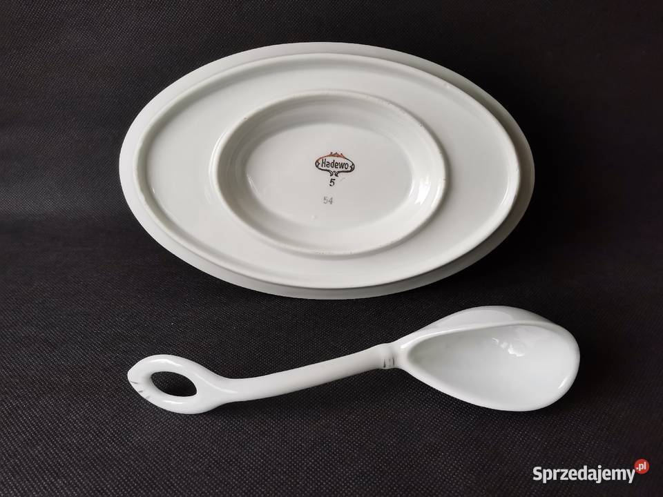 Stara przedwojenna sosjerka chochla porcelana Katowice
