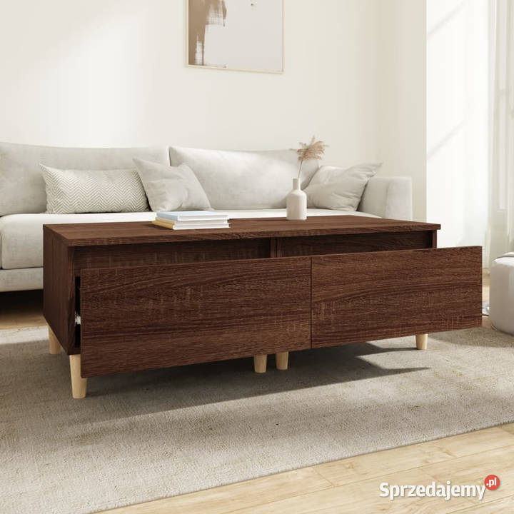 Stoliki boczne 2 brązowy dąb 50x46x35 WM819515 Stoły Warszawa