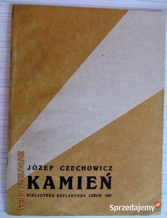 Reprint debiutanckiego tomiku JCechowicza Kamień Bychawka Trzecia