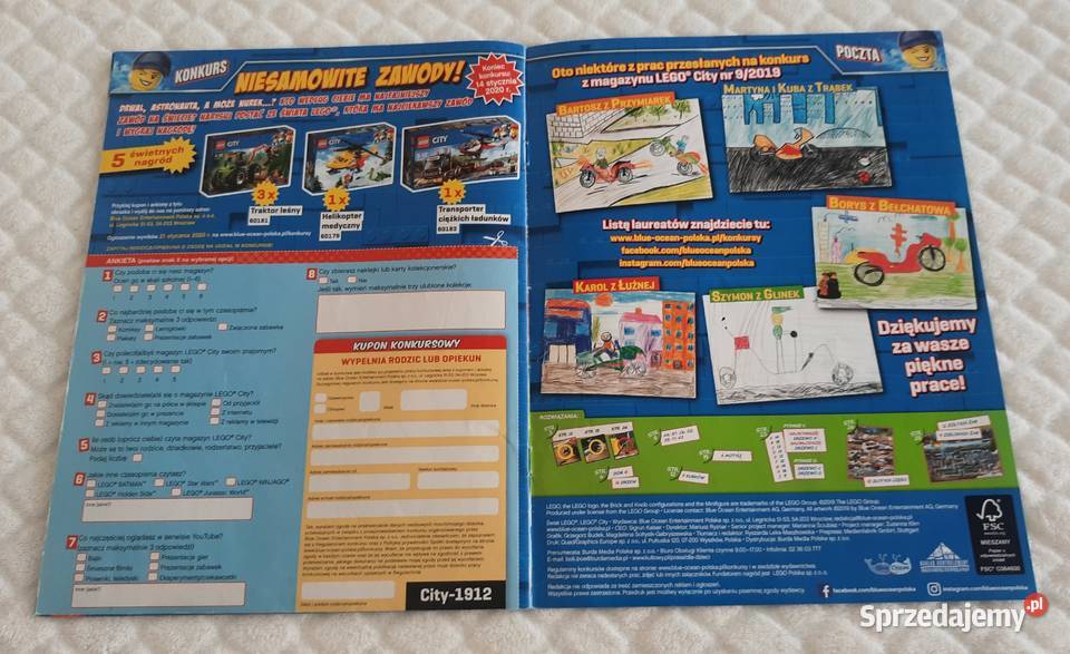 Lego City 122019 Blue Ocean Książeczki dzieci śląskie Czeladź