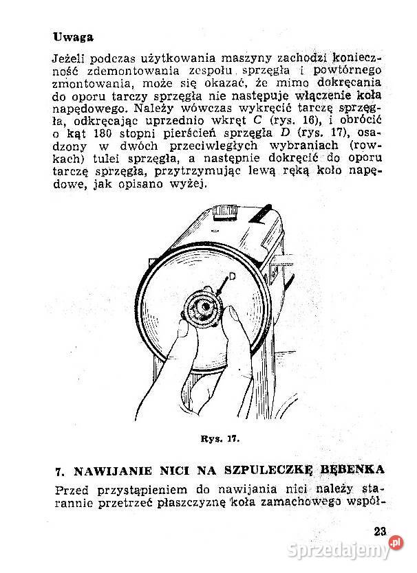 maszyna do szycia łucznik 437 438 instrukcja