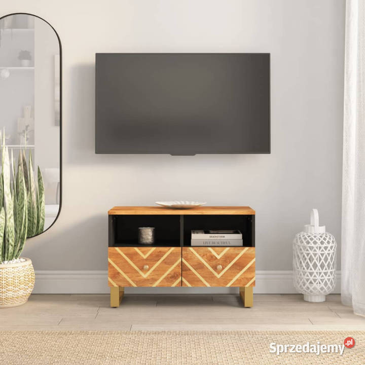 Szafka pod TV brązowoczarna 70x335x46 lite mazowieckie Warszawa