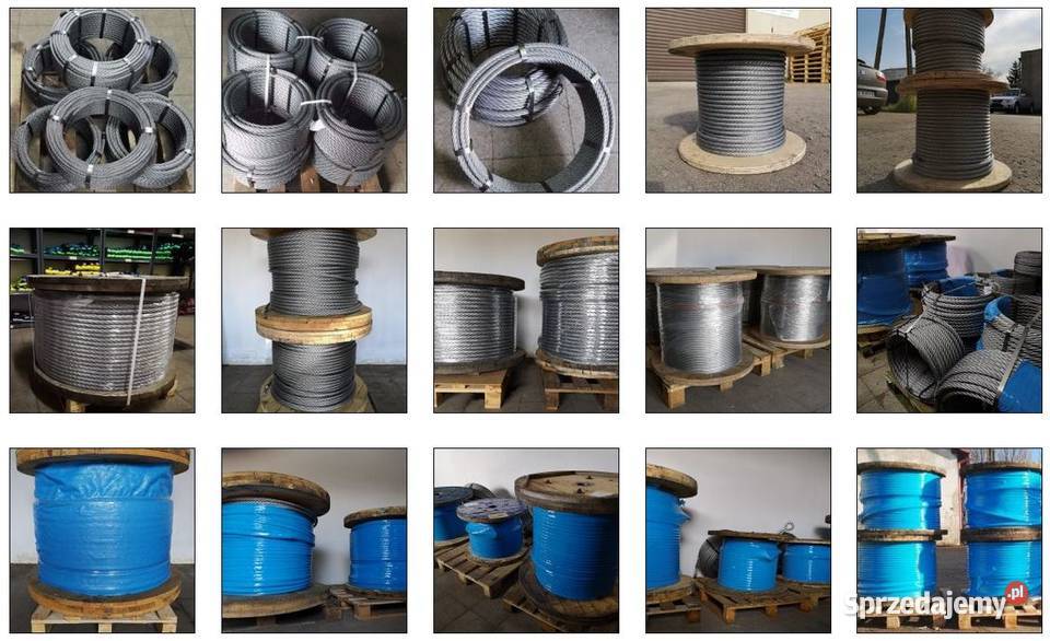 Lina stalowa ocynkowana Liny stalowe Linki Zabrze