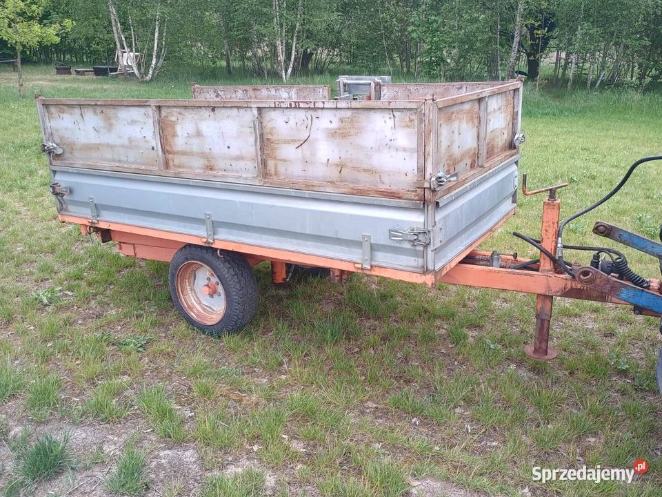 Przyczepa KVagnen 2000 wywrot 3strony kiper lubelskie Końskowola sprzedam