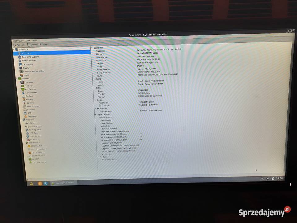 Terminal IGEL UD2LX 2GB4GB SSD Skórzewo