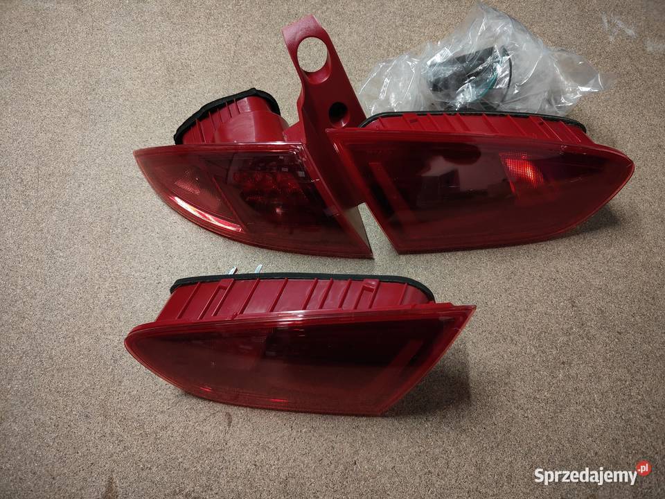 Lampy diodowe Seat Leon 0913 RED Smoke Led Bar osobowe Lampy cofania pomorskie Gdańsk