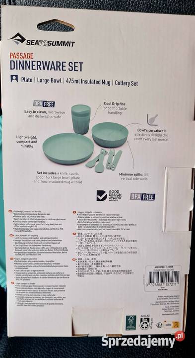SeaToSummit Zestaw turystyczny talerze kubki Warszawa