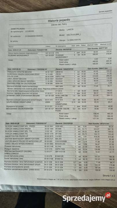 Lancia Delta 14TB LPG manualna Nałęczów sprzedam