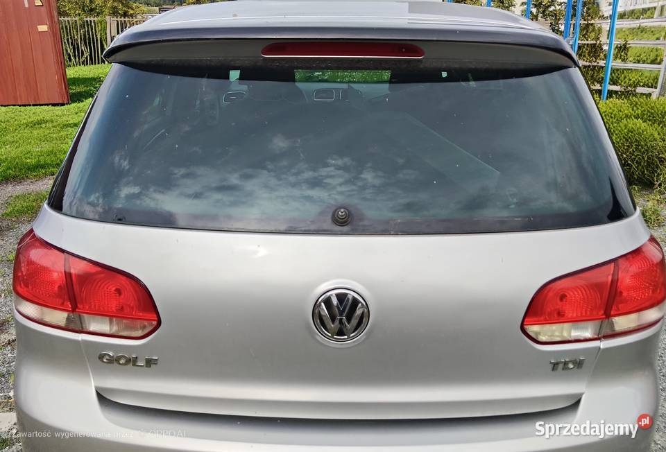 KLAPA TYŁ VW GOLF VI HB Klapy bagażnika Opole