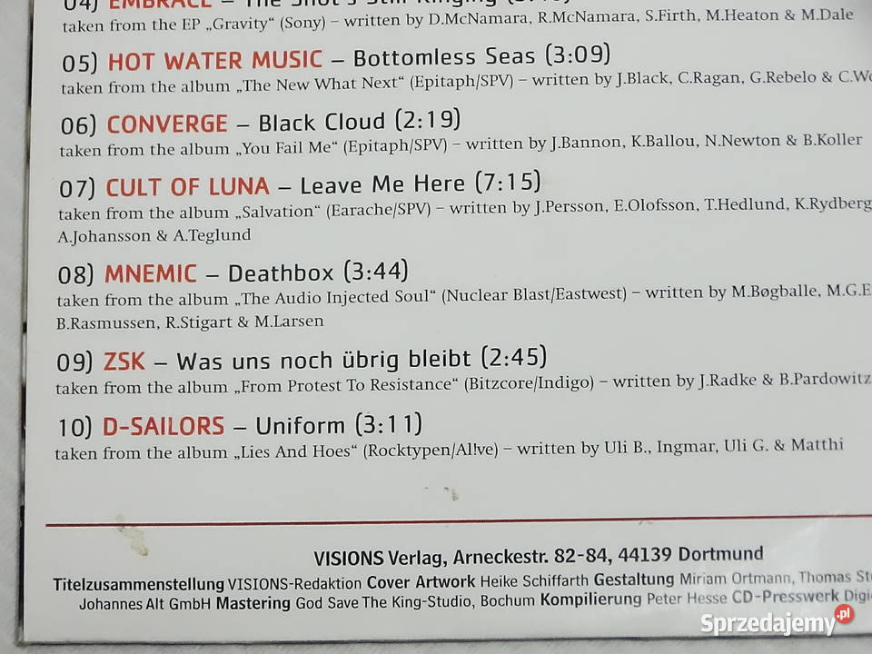 Płytka CD Visions Compilation All Areas Volume lubelskie Biłgoraj