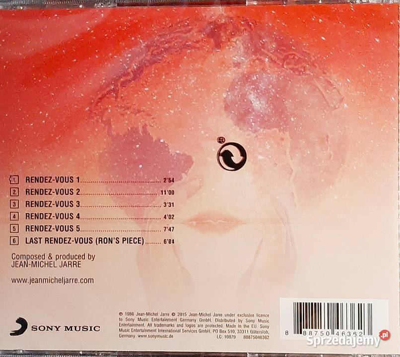 Znakomity Album CD JeanMichel Jarre RendezVous pomorskie Pruszcz Gdański sprzedam