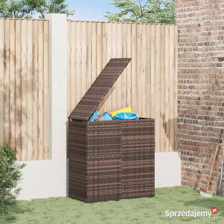 vidaXL Skrzynia na poduszki ogrodowe rattan Warszawa