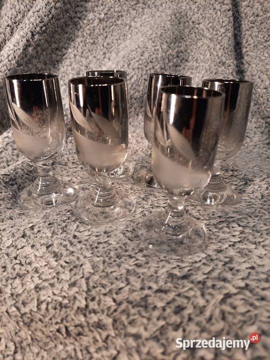 Komplet gastronomiczmy szklanki kieliszki inny kolor Zielona Góra sprzedam