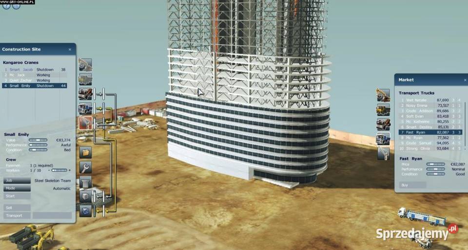 Budowa Budynków Drapaczy Chmur Symulator budowy Częstochowa sprzedam