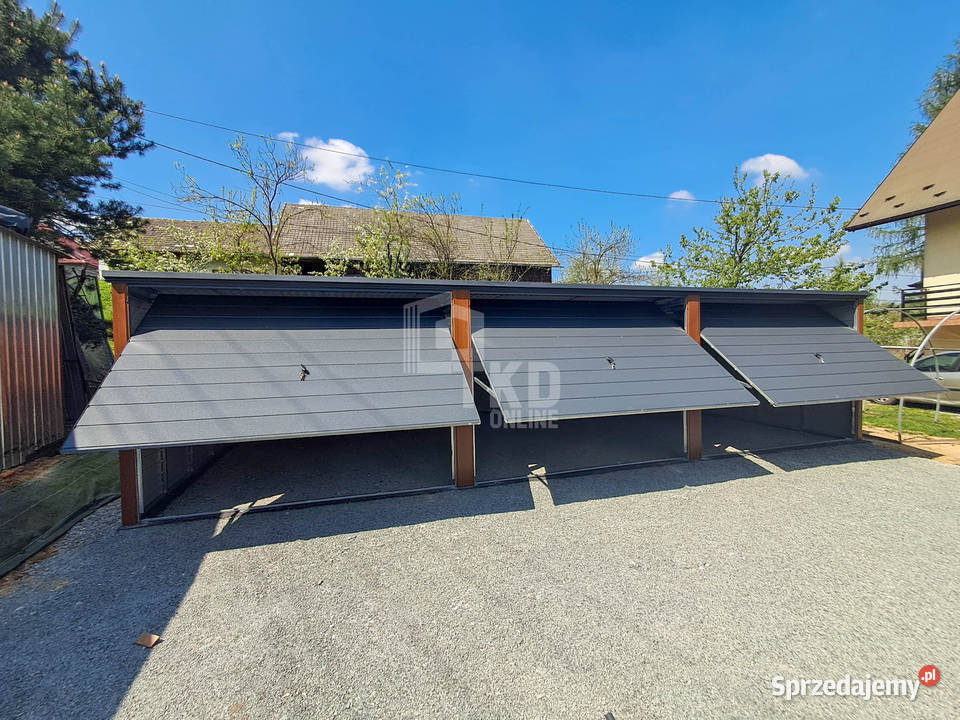 Garaż blaszany 9x5m 3x brama drewnopodobny Sprzedaż Piła sprzedam
