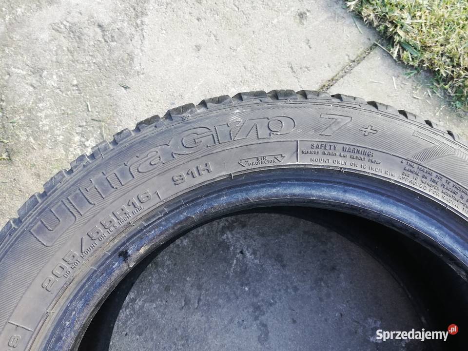 Sprzedam 4 opony Goodyear Ultra Grip 7 20555R16 zima sprzedam